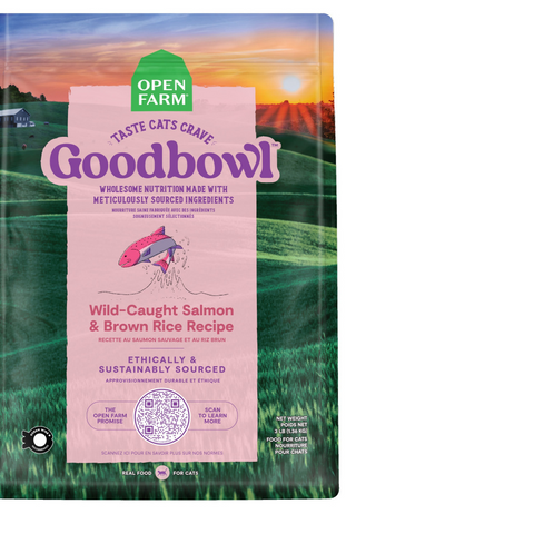 Open Farm GoodBowl Wild Caught Salmon and Brown Rice Dry Cat Food