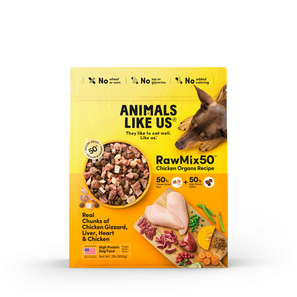 Animals Like Us Freeze Dried RawMix50 Cage-Free Chicken Dog Food
