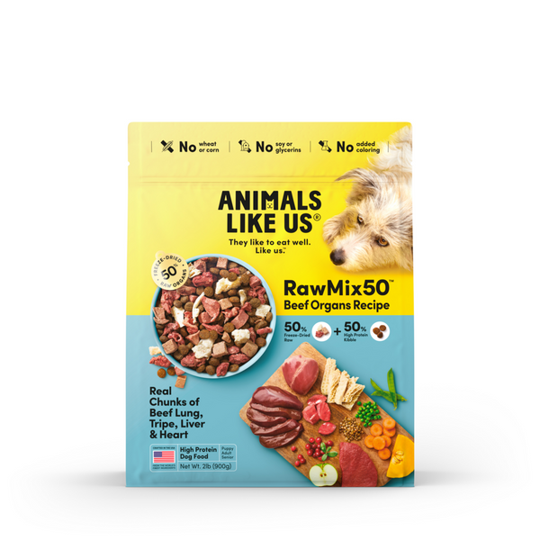 Animals Like Us Freeze Dried RawMix50 Grass-Fed Beef Dog Food