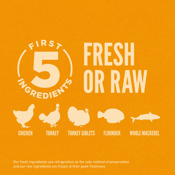 Orijen Puppy Fresh or Raw Dry Food Chicken, Turkey & Fish