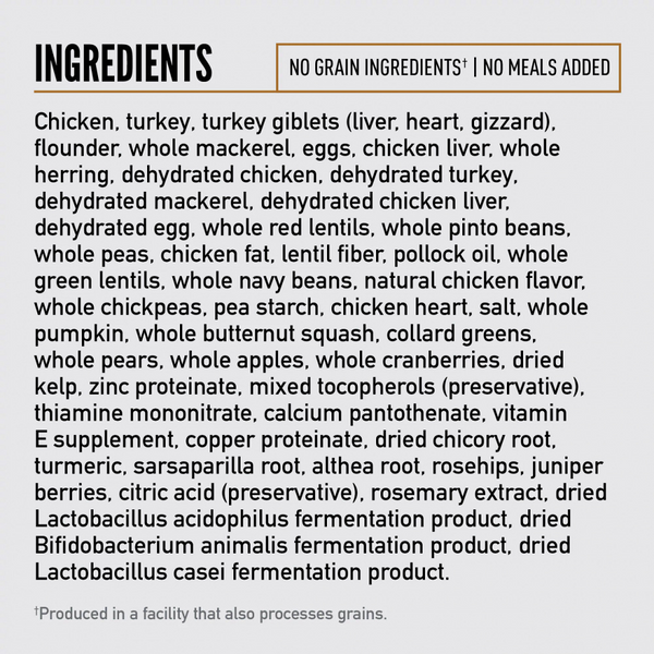 Orijen Puppy Fresh or Raw Dry Food Chicken, Turkey & Fish