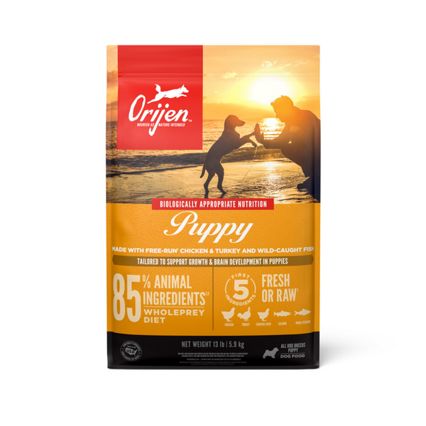 Orijen Puppy Fresh or Raw Dry Food Chicken, Turkey & Fish