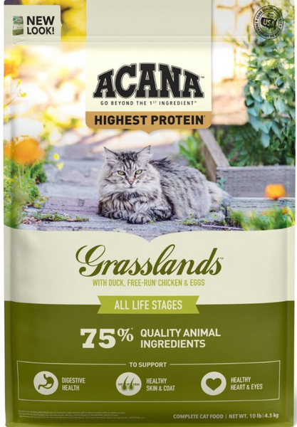 Acana Highest Protein Grasslands Dry Cat Food