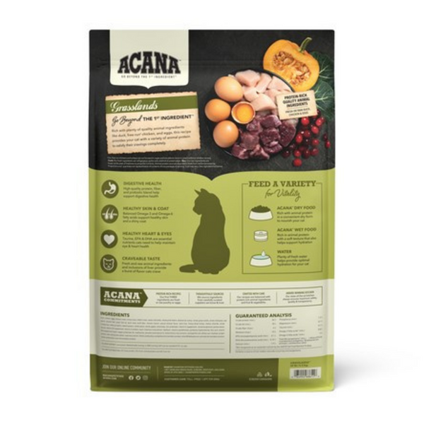 Acana Highest Protein Grasslands Dry Cat Food