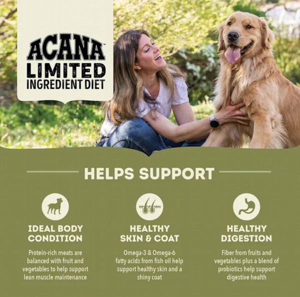 Acana Singles Limited Ingredient Grain Free High Protein Pork & Squash Recipe Dry Dog Food
