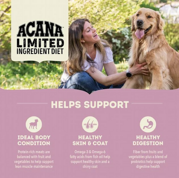 Acana Singles, Lamb & Apple Recipe, Limited Ingredient Diet Dry Dog Food