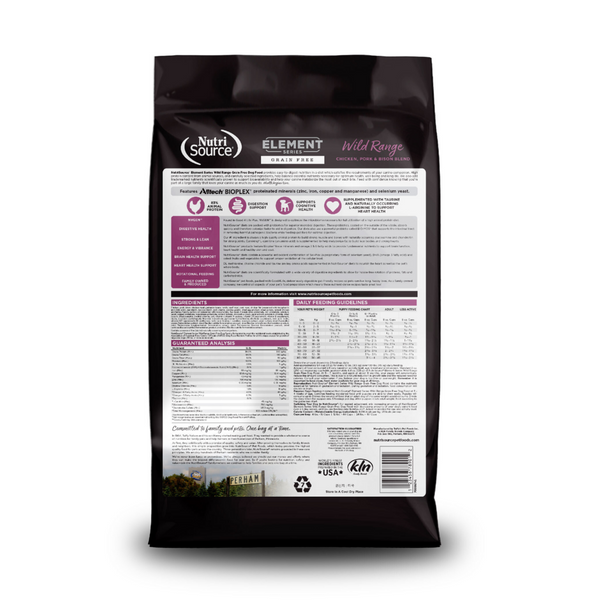 NutriSource Element Wild Range Dog Food