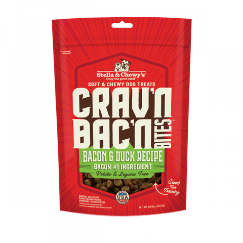 Stella & Chewy's Crav'n Bac'n Bites Bacon & Duck Recipe Dog Treats