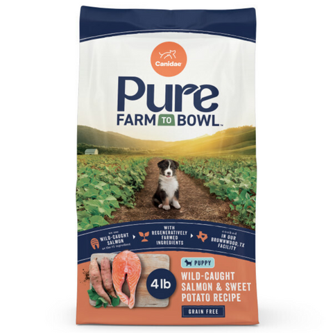 Canidae Pure Farm To Bowl Puppy Wild-Caught Salmon & Sweet Potato Recipe Dog Food