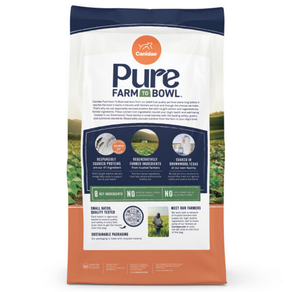 Canidae Pure Farm To Bowl Puppy Wild-Caught Salmon & Sweet Potato Recipe Dog Food