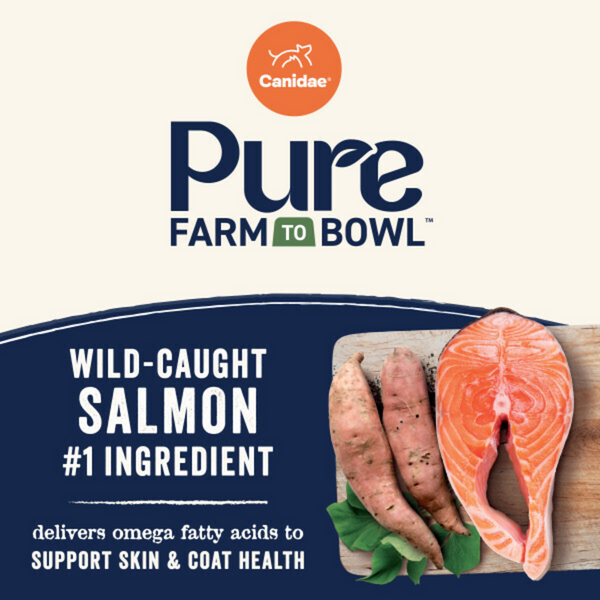 Canidae Pure Farm To Bowl Puppy Wild-Caught Salmon & Sweet Potato Recipe Dog Food
