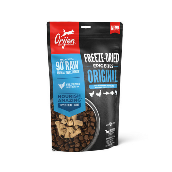 ORIJEN Original Epic Bites Freeze-Dried Dry Dog Food