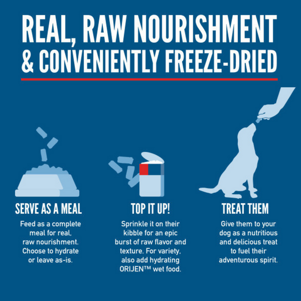 ORIJEN Original Epic Bites Freeze-Dried Dry Dog Food