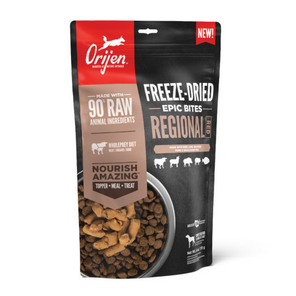 ORIJEN Regional Red Epic Bites Freeze-Dried Dry Dog Food