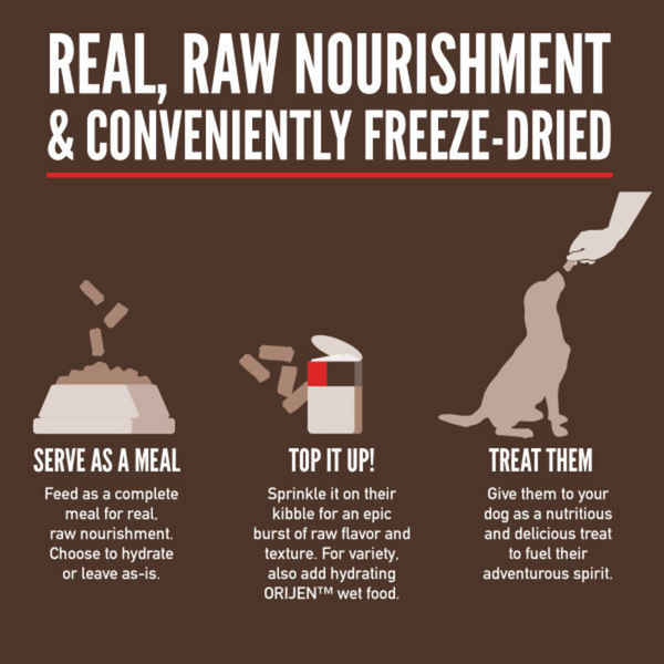 ORIJEN Regional Red Epic Bites Freeze-Dried Dry Dog Food