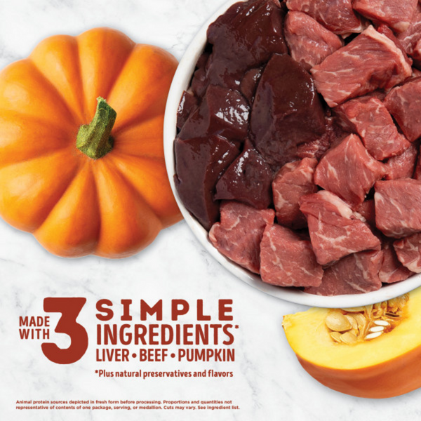 Acana Singles Grain Free Limited Ingredients & Freeze-Dried, Beef & Pumpkin Dog Treats