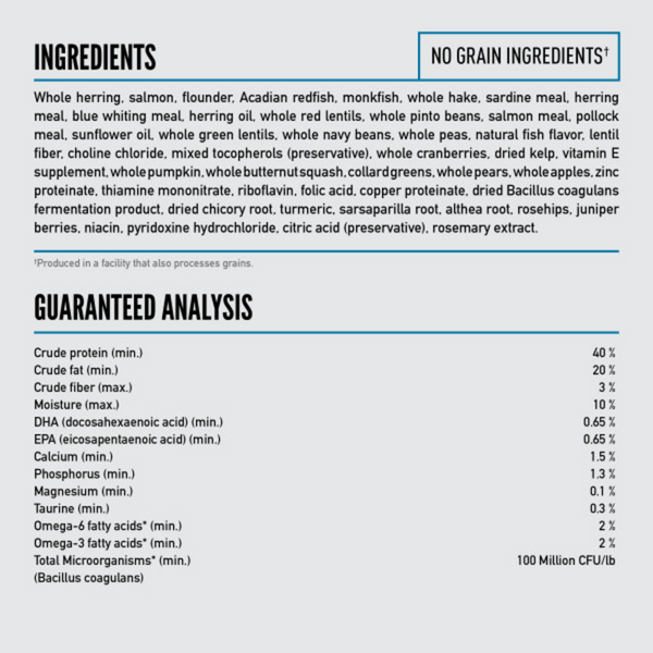 ORIJEN Grain Free, Premium, High Protein, Fresh & Raw Animal Ingredients, Six Fish Dry Cat Food