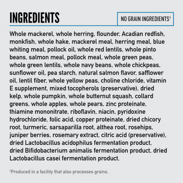 ORIJEN Grain Free, Premium, High Protein, Fresh & Raw Animal Ingredients, Six Fish Dry Cat Food