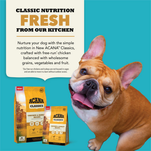 ACANA Classics Chicken and Barley Recipe, Dry Dog Food
