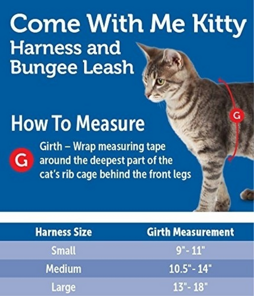 PetSafe Come with Me Kitty Red & Cranberry Harness and Bungee Leash for Cats