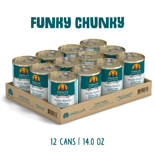 Weruva Funky Chunky Chicken Soup with Pumpkin Canned Dog Food