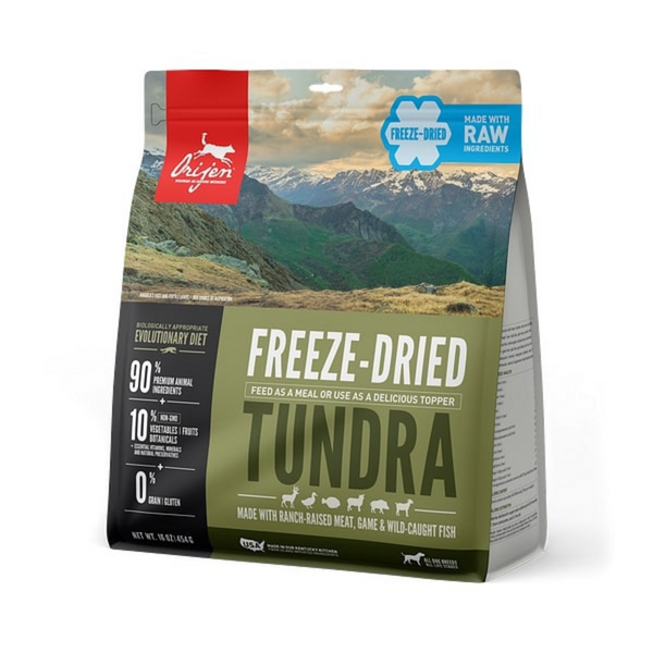 ORIJEN Grain Free Tundra Adult Freeze Dried Dog Food