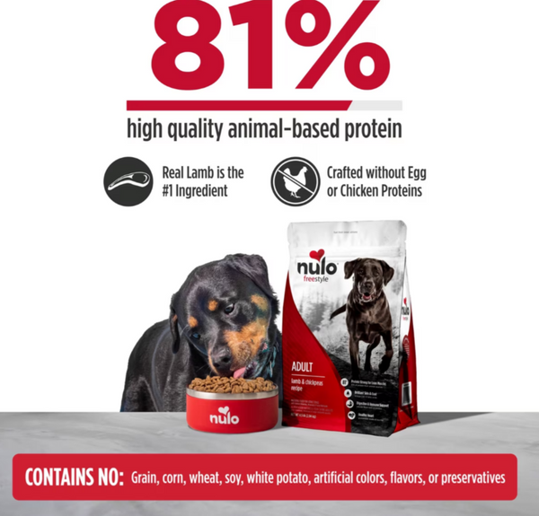 Nulo Freestyle Grain Free Lamb and Chickpea Dog Food