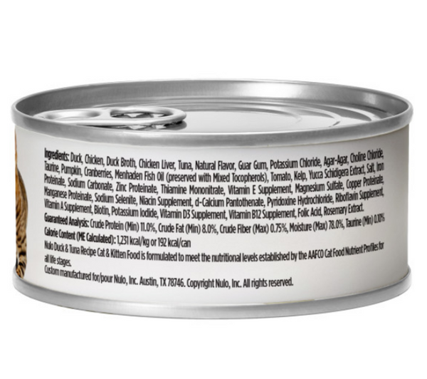 Nulo Freestyle Cat Pate Grain Free Duck & Tuna