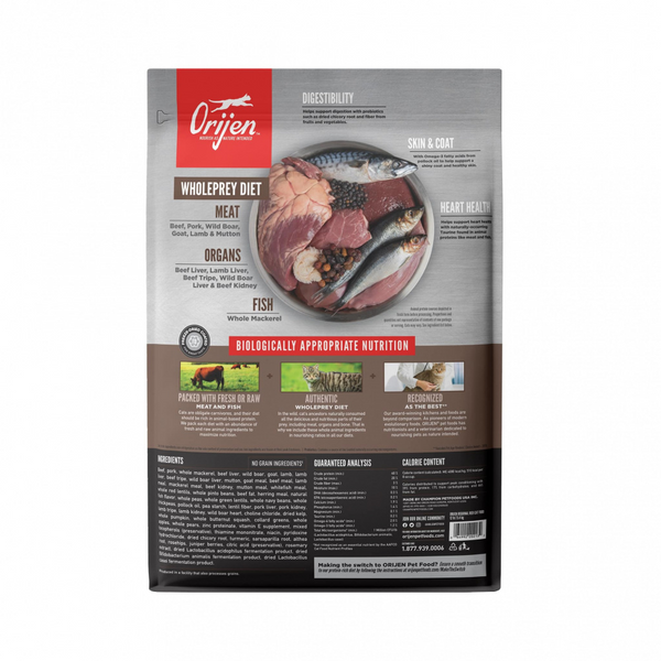 ORIJEN Grain Free Regional Red Dry Cat Food