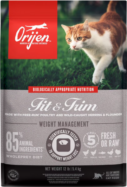 ORIJEN Grain Free Fit & Trim Dry Cat Food