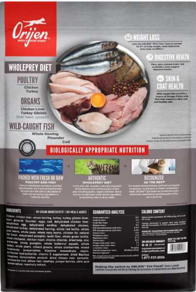 Orijen Grain Free Fit & Trim Dry Cat Food