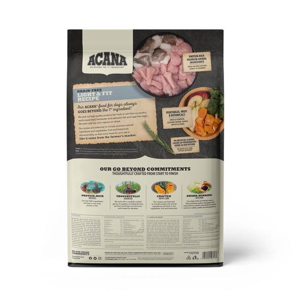 Acana Adult Dry Dog Food Light & Fit Recipe