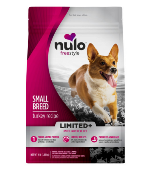 Nulo Freestyle Limited+ Sm Breed Dog Grain Free Turkey
