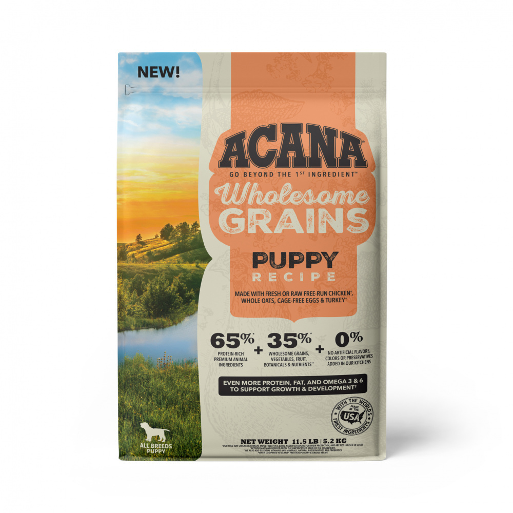 Acana Wholesome Grains Free-Run Poultry & Grains Dry Dog Food