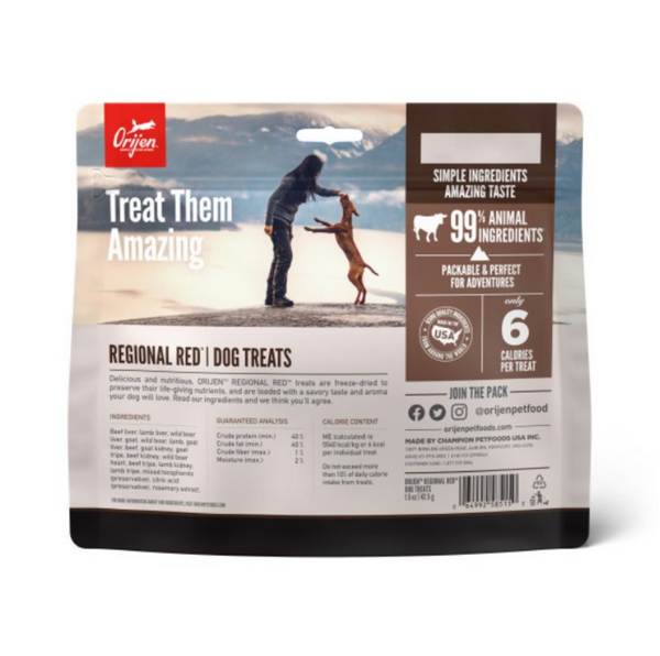 Orijen Freeze Dried Regional Red Dog Treats
