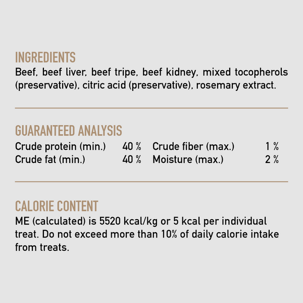 Orijen Freeze Dried Ranch Raised Beef Dog Treats