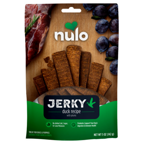 Nulo Dog Jerky Grain Free Duck & Plums