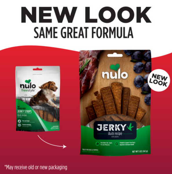 Nulo Dog Jerky Grain Free Duck & Plums