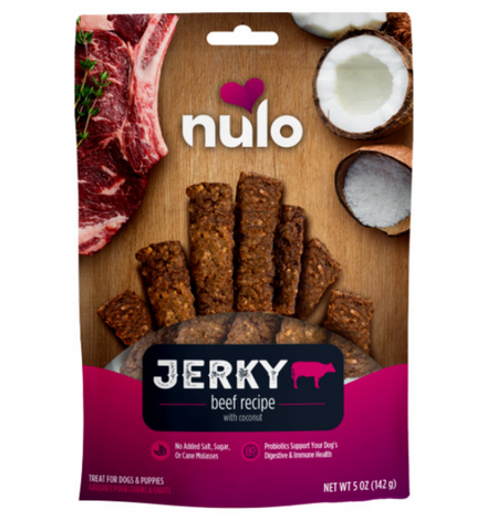 Nulo Dog Jerky Grain Free Beef & Coconut