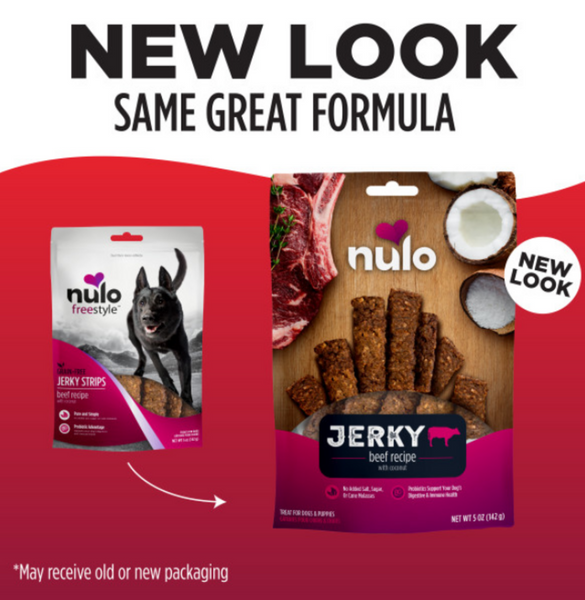 Nulo Dog Jerky Grain Free Beef & Coconut