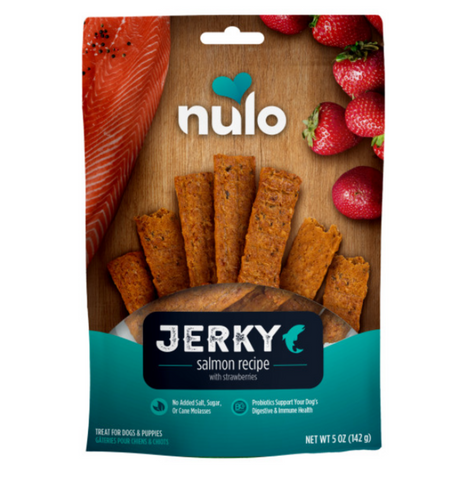 Nulo Dog Jerky Grain Free Salmon & Strawberries