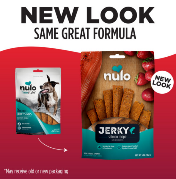 Nulo Dog Jerky Grain Free Salmon & Strawberries