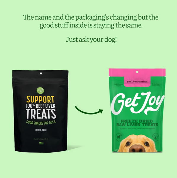 Get Joy Support 100% Beef Liver Freeze Dried Dog Treats