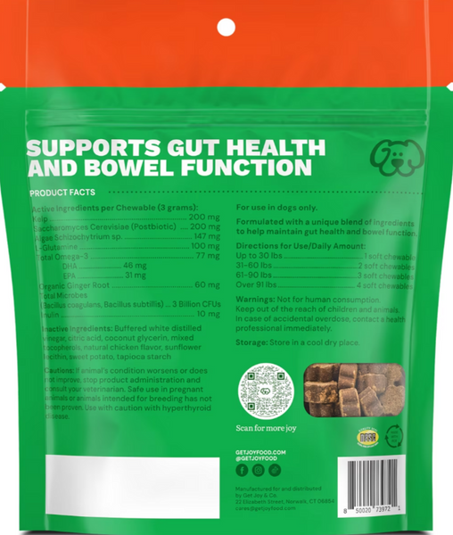 Get Joy Gut + Supplement Soft Chew Dog