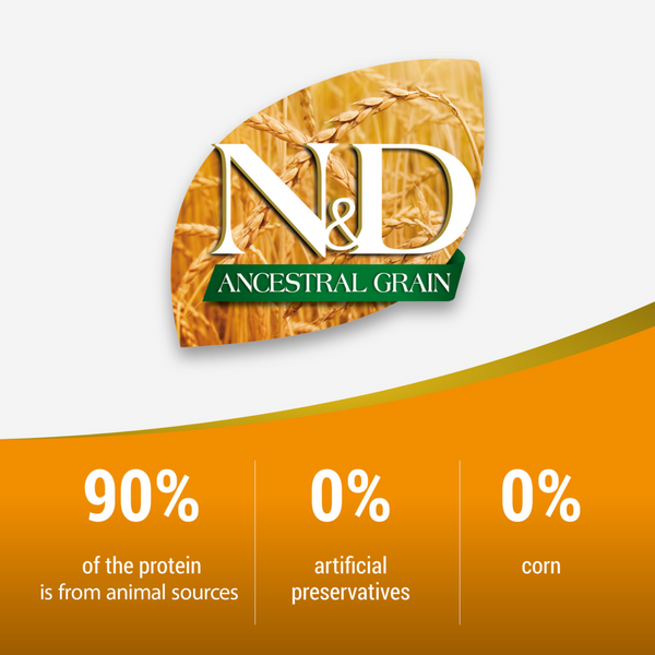 Farmina N&D Ancestral Grain Canine Chicken Spelt Oats Pomeg Adult Maxi Giant Dry Dog Food