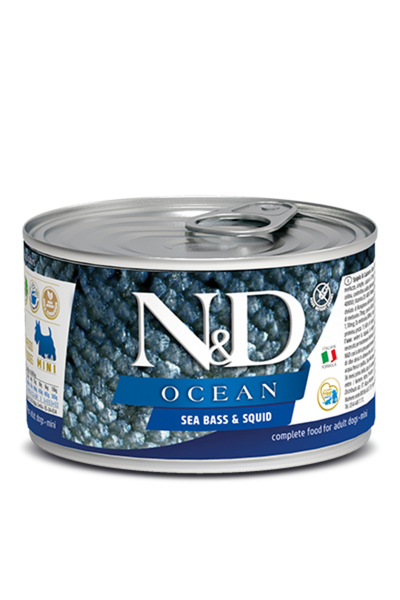 Farmina N&D Ocean Canine Sea Bass & Squid Wet Dog Food