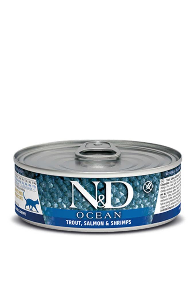 Farmina N&D Ocean Feline Trout, Salmon & Shrimp Stew