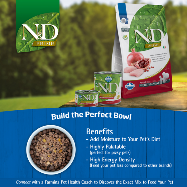 Farmina N&D Prime Canine Chicken & Pomegranate Adult Wet Dog Food
