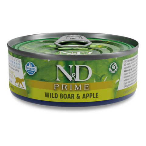 Farmina N&D Prime Feline Boar and Apple Wet Cat Food