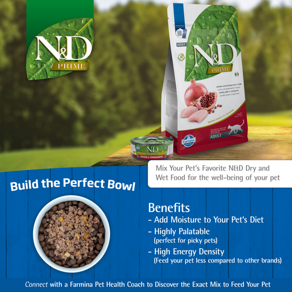 Farmina N&D Prime Feline Chicken & Pomegranate Kitten Wet Food